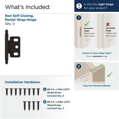 Decorative Hinges Steel Oil Rubbed Bronze Cabinet Hinge 7