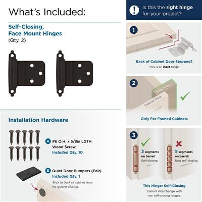 Decorative Hinges Steel Oil Rubbed Bronze Cabinet Hinge 3