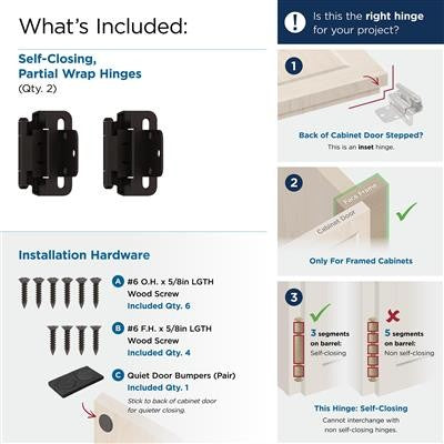 Decorative Hinges Steel Oil Rubbed Bronze Cabinet Hinge 6