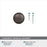 Edona Zinc Oil Rubbed Bronze Cabinet Knob 3