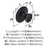 Inspirations Zinc Oil Rubbed Bronze Cabinet Knob 4