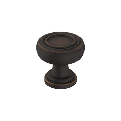 Ville Zinc Oil Rubbed Bronze Cabinet Knob 1