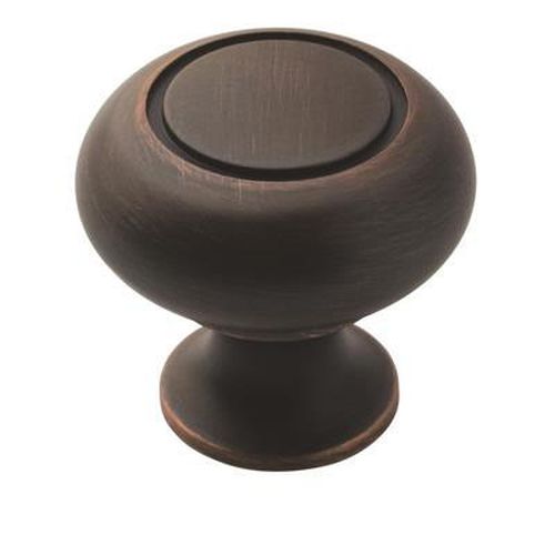Everyday Heritage Zinc Oil Rubbed Bronze Cabinet Knob 1