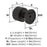 Ballard Zinc Oil Rubbed Bronze Cabinet Knob 5