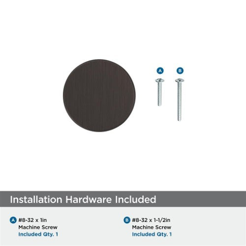 Balon Zinc Oil Rubbed Bronze Cabinet Knob 8