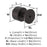 Balon Zinc Oil Rubbed Bronze Cabinet Knob 5