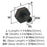 Caliber Zinc Oil Rubbed Bronze Cabinet Knob 2