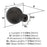 Cowrie Zinc Oil Rubbed Bronze Cabinet Knob 2