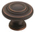 Inspirations Zinc Oil Rubbed Bronze Cabinet Knob 2