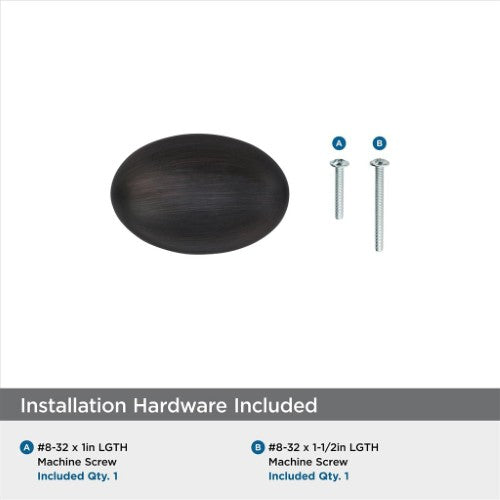 Vaile Zinc Oil Rubbed Bronze Cabinet Knob 3