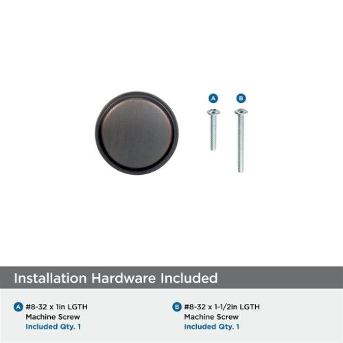 Westerly Zinc Oil Rubbed Bronze Cabinet Knob 5