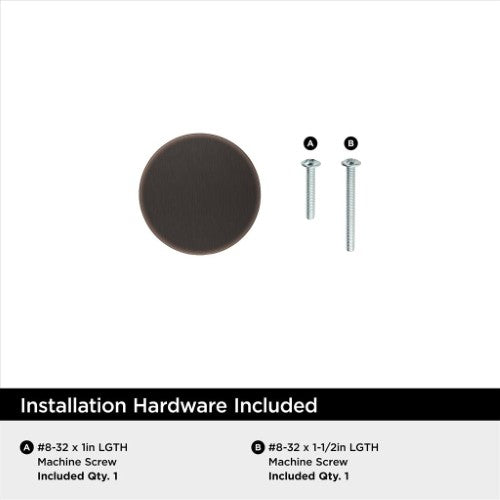 Chalice Zinc Oil Rubbed Bronze Cabinet Knob 3