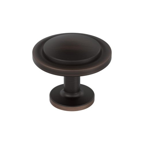 Loop Zinc Oil Rubbed Bronze Cabinet Knob 1