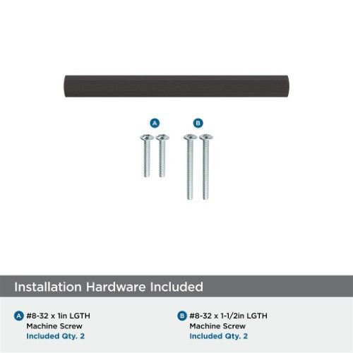 Caliber Zinc Oil Rubbed Bronze Cabinet Pull 17