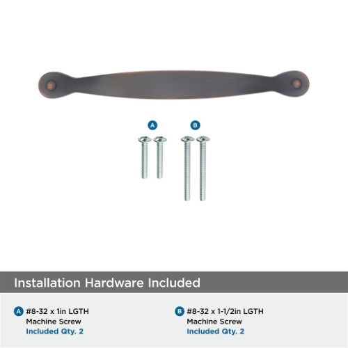 Inspirations Zinc Oil Rubbed Bronze Cabinet Pull 7