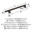 Radius Stainless Steel Oil Rubbed Bronze Cabinet Pull 12