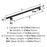 Radius Stainless Steel Oil Rubbed Bronze Cabinet Pull 14