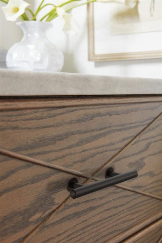 Radius Stainless Steel Oil Rubbed Bronze Cabinet Pull 18