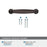 Renown Zinc Oil Rubbed Bronze Cabinet Pull 17
