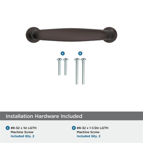 Renown Zinc Oil Rubbed Bronze Cabinet Pull 17