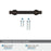Winsome Zinc Oil Rubbed Bronze Cabinet Pull 17