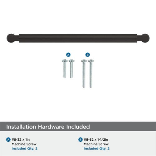 Ballard Zinc Oil Rubbed Bronze Cabinet Pull 24