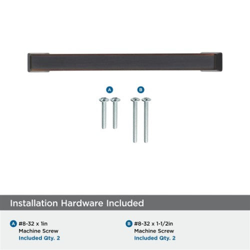 Blackrock Zinc Oil Rubbed Bronze Cabinet Pull 37