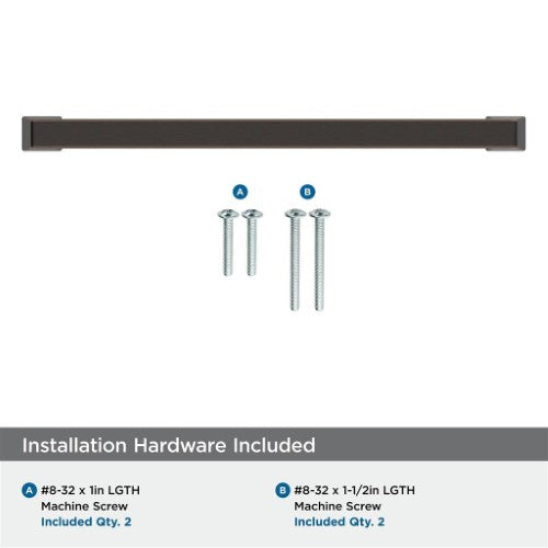 Blackrock Zinc Oil Rubbed Bronze Cabinet Pull 19