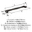 Blackrock Zinc Oil Rubbed Bronze Cabinet Pull 12