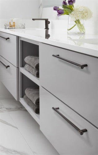 Bronx Zinc & Stainless Steel Oil Rubbed Bronze Cabinet Pull 20