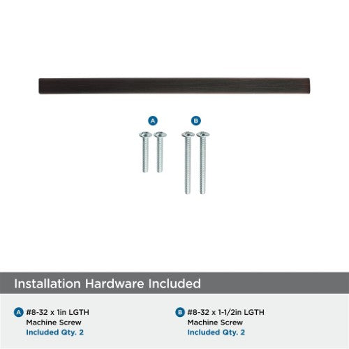 Cyprus Zinc Oil Rubbed Bronze Cabinet Pull 16
