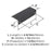 Edge Pulls Aluminum Oil Rubbed Bronze Cabinet Pull 4