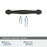 Enlivity Zinc Oil Rubbed Bronze Cabinet Pull 18