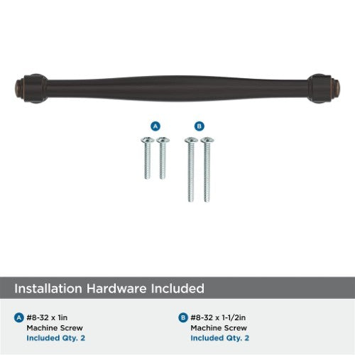 Enlivity Zinc Oil Rubbed Bronze Cabinet Pull 23