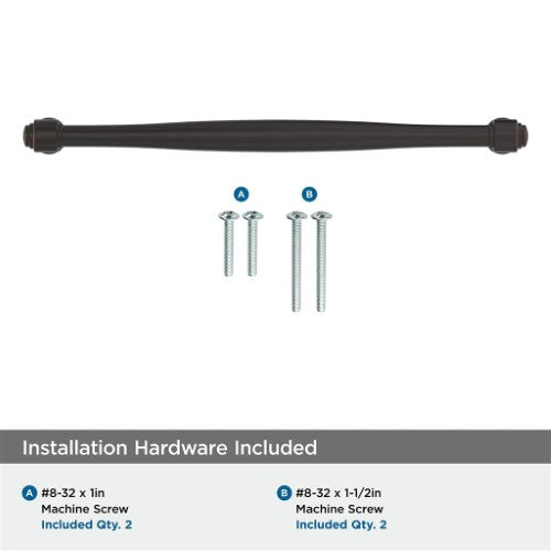 Enlivity Zinc Oil Rubbed Bronze Cabinet Pull 21