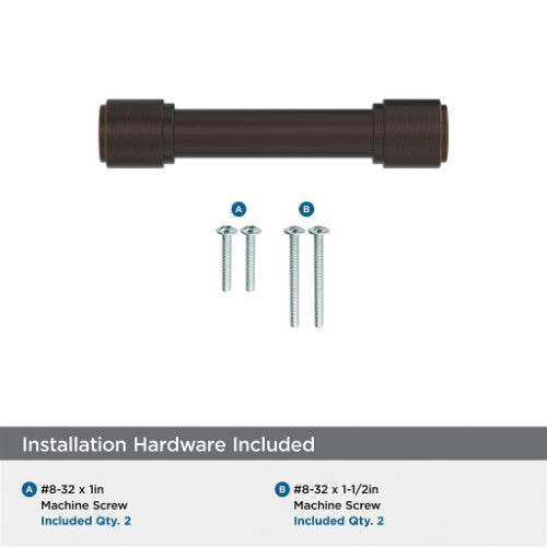 Faircrest Zinc & Steel Oil Rubbed Bronze Cabinet Pull 19