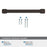 Faircrest Zinc & Steel Oil Rubbed Bronze Cabinet Pull 22