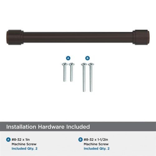 Faircrest Zinc & Steel Oil Rubbed Bronze Cabinet Pull 22