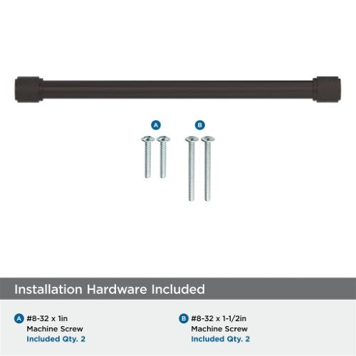 Faraday Zinc Oil Rubbed Bronze Cabinet Pull 24
