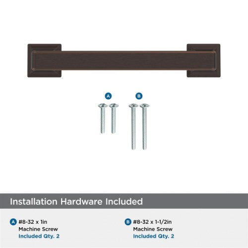 Lintel Zinc Oil Rubbed Bronze Cabinet Pull 20