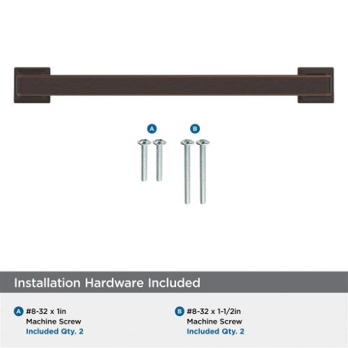 Lintel Zinc Oil Rubbed Bronze Cabinet Pull 22
