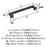 Lintel Zinc Oil Rubbed Bronze Cabinet Pull 14
