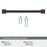 Lintel Zinc Oil Rubbed Bronze Cabinet Pull 23