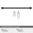 Lintel Zinc Oil Rubbed Bronze Cabinet Pull 18