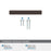 Merced Zinc Oil Rubbed Bronze Cabinet Pull 19