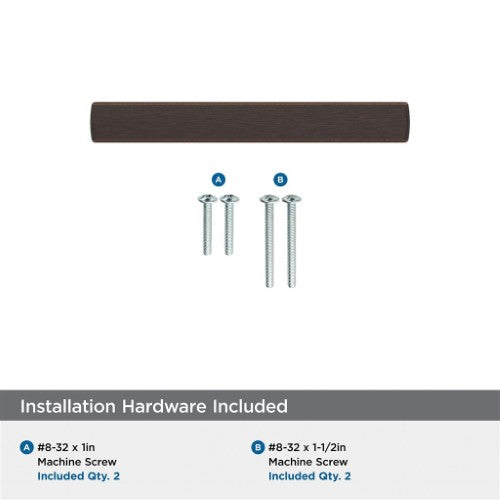 Merced Zinc Oil Rubbed Bronze Cabinet Pull 19
