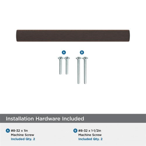 Merced Zinc Oil Rubbed Bronze Cabinet Pull 20