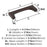 Merced Zinc Oil Rubbed Bronze Cabinet Pull 12