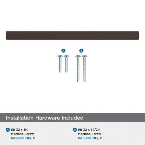 Merced Zinc Oil Rubbed Bronze Cabinet Pull 22