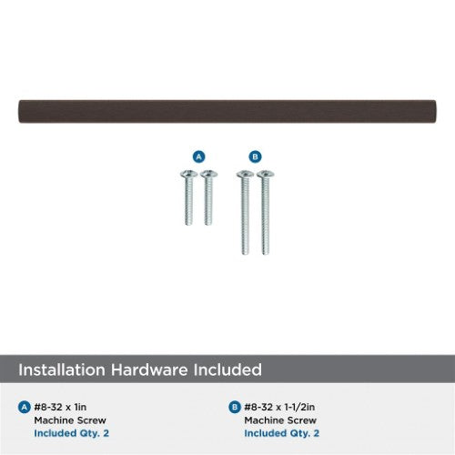 Merced Zinc Oil Rubbed Bronze Cabinet Pull 23